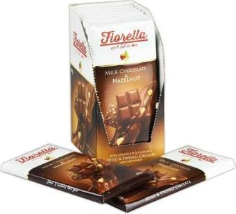 Fiorella Fındıklı Tablet Çikolata 80 Gr. 10&primelu (1 Kutu)