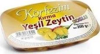 KÖRFEZİM KIRMA YEŞİL ZEYTİN 200GR