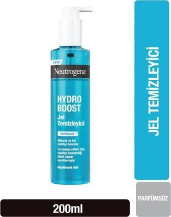 Neutrogena Hydro Boost Water Jel Yüz Temizleyici Parfümsüz 200ml