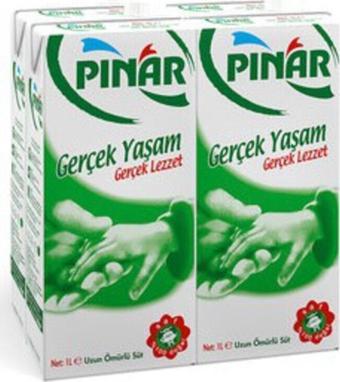 Pınar Süt 1 lt Tam Yağlı 4 lü Paket