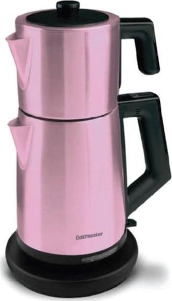 Goldmaster XL GM-7344L Akasya 2 L Çelik Çay Makinesi Sedef Pembe