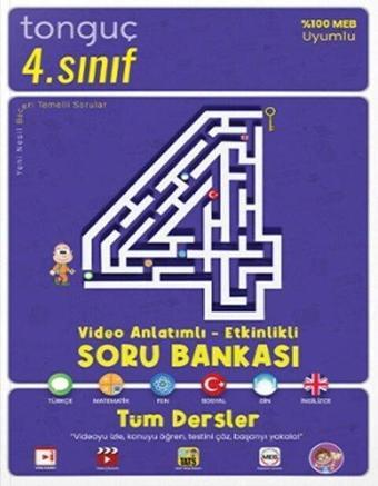 4.Sınıf Tüm Dersler Video Anlatımlı  Etkinlikli Soru Bankası - Kolektif  - Tonguç Akademi