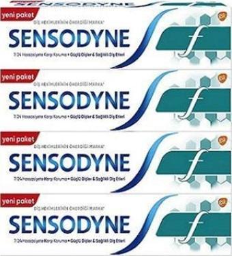 Sensodyne F Diş Macunu 100 Ml 4lü Paket