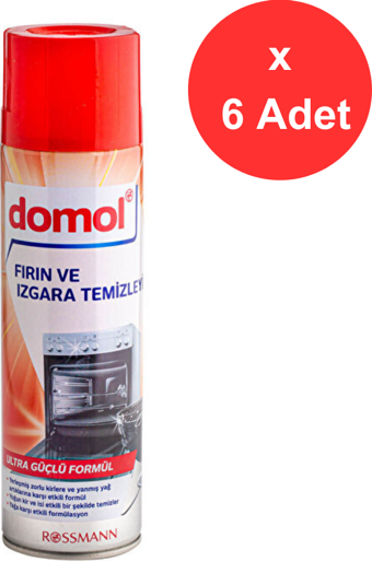 Domol Fırın ve Izgara Temizleyeci 500 ml. x 6 Adet