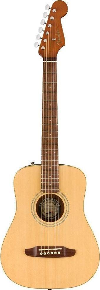 Fender Redondo Mini Natural Elektro Akustik Gitar