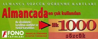 Almancada  İlk 1000 Sözcük Kartları - Kutulu - Fono Yayınları
