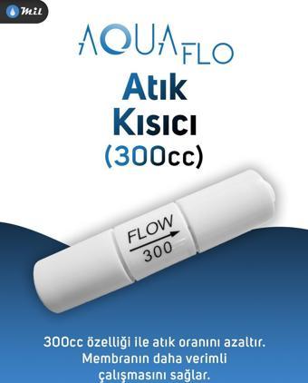 Mil Su Arıtma Cihazı İçin AquaFlo Atık Kısıcı Flow 300
