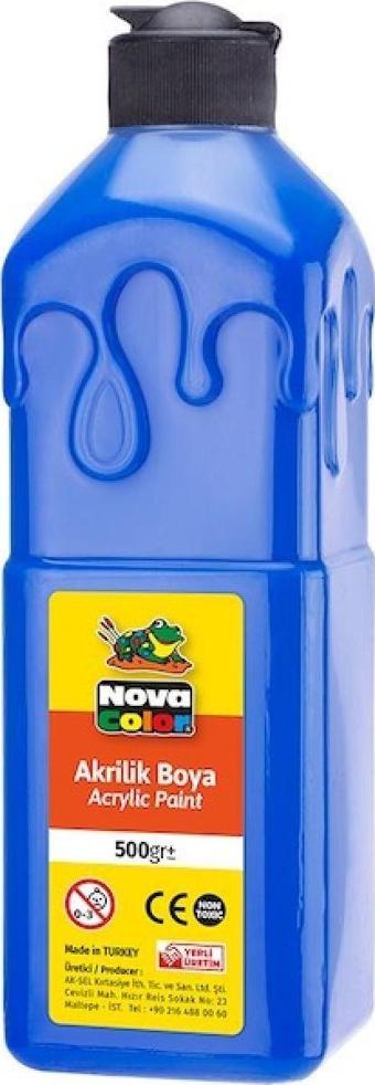 Nova Color AKRİLİK BOYA 500 GR MAVİ NC-383