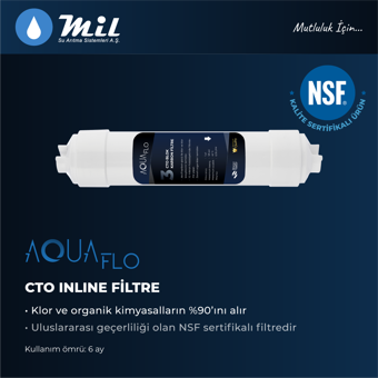 Mil Su Kapalı Kasa Su Arıtma Cihazı 8li Filtresi AquaFlo Membran Set