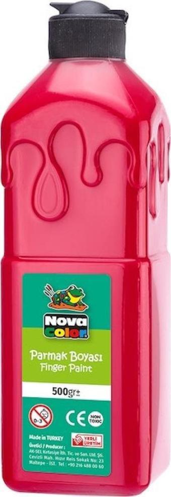 Nova Color PARMAK BOYASI 500 GR KIRMIZI NC-371