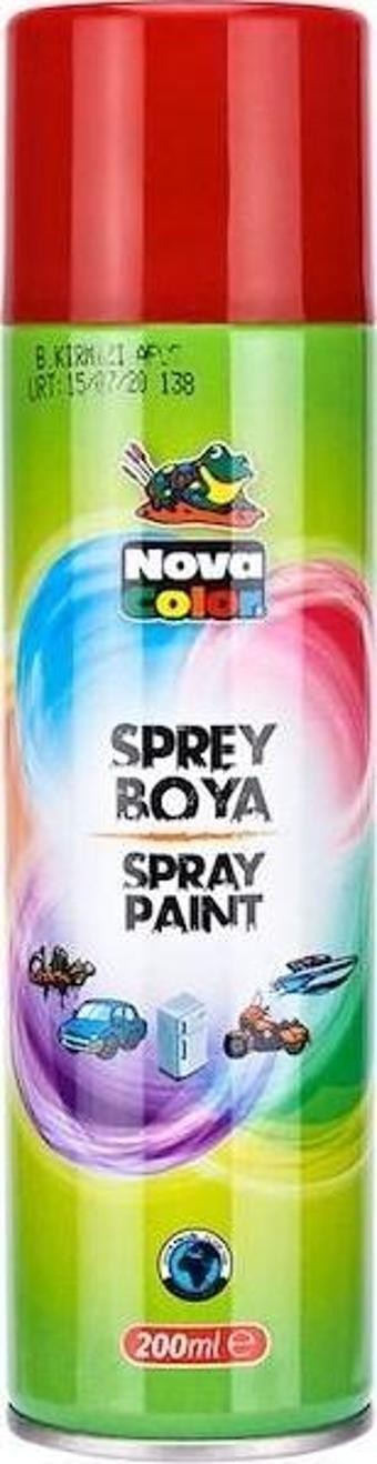 Nova Color SPREY BOYA 200 ML KIRMIZI NC-801