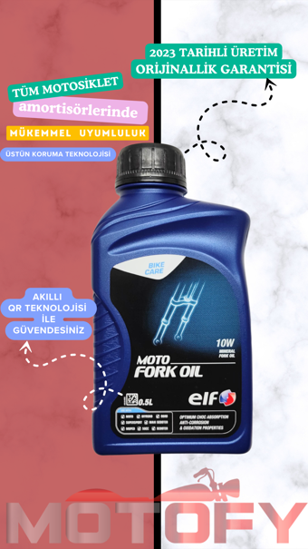 ELF MOTO FORK OIL 10W 0,500L