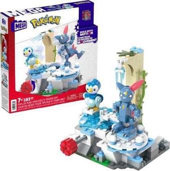 Mega Bloks- Pokmon Piplup ve Sneasel Kış Macerası Seti HKT20