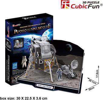 Cubic Fun 3D 104 Parça Puzzle Apollo Lunar Ay Modülü