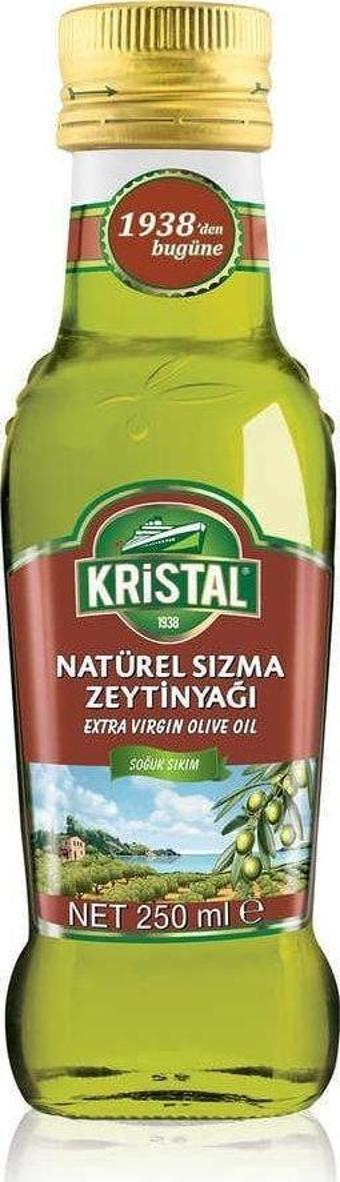 kRİSTAL Natürel Sızma Zeytinyağı Dg Cam 250 ml