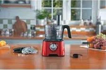 Karaca Mastermaid Power Essential 2000 W Mutfak Robotu Kırmızı