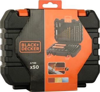 Black&Decker Delme ve Vidalama Uç Seti 50 Parça - A7188-XJ