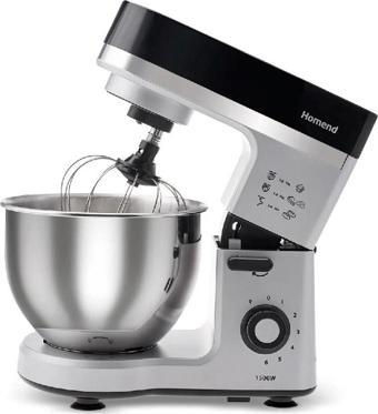 Homend Profashion 3011h Stand Mikser Siyah Silver 1500w 5 Lt
