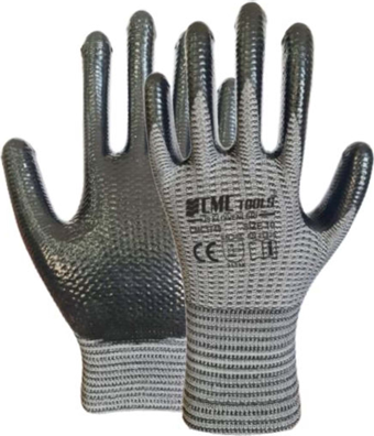 CMC TOOLS DESENLİ ZEBRA ELDİVEN GRİ SİZE:10 (CMC-1748)