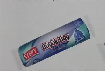 STEPY ÇÖP TORBASI BÜYÜK BOY 65X80 CM 10 LU