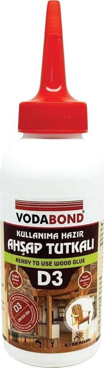 VodaBond Kullanıma Hazır D3 Ahşap Tutkalı Şeffaf 150 gr.