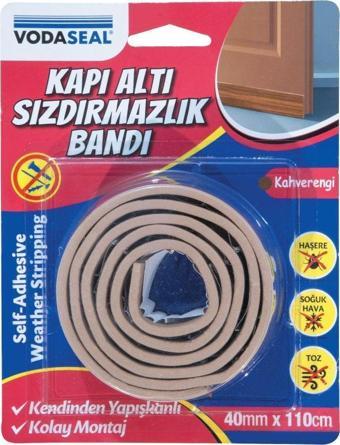 VodaSeal Kapı Altı Sızdırmazlık Bandı - Kahverengi