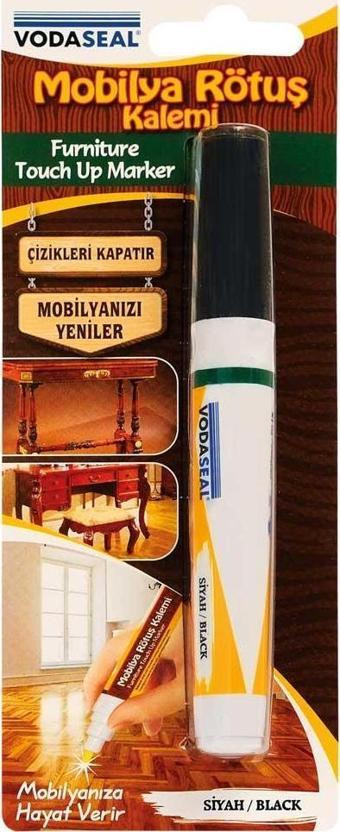 VodaSeal Mobilya Rötuş Kalemi - Siyah