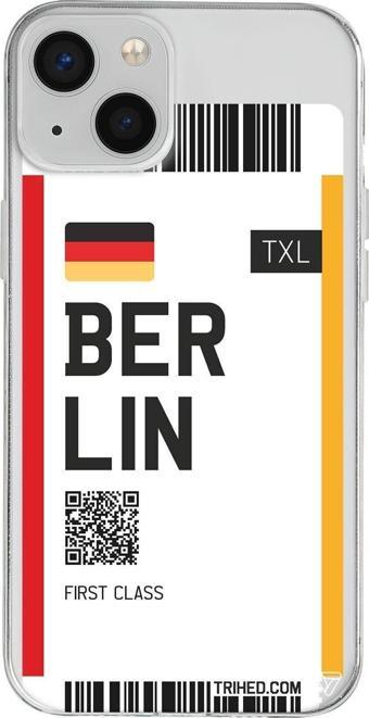 iPhone 13 Seffaf Telefon Kılıfı - Berlin Bileti