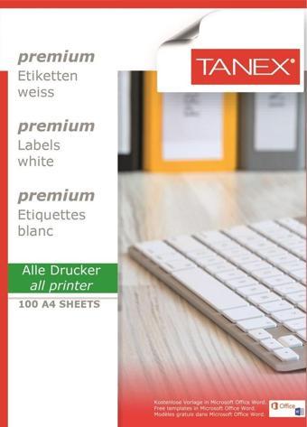 Tanex LASER ETIKET TW-2012 63,5X72MM