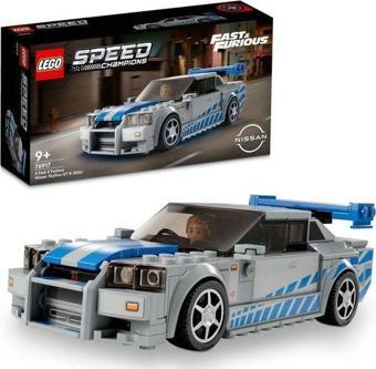 LEGO Speed Champions Daha Hızlı Daha Öfkeli Nissan Skyline GT-R (R34) 76917 