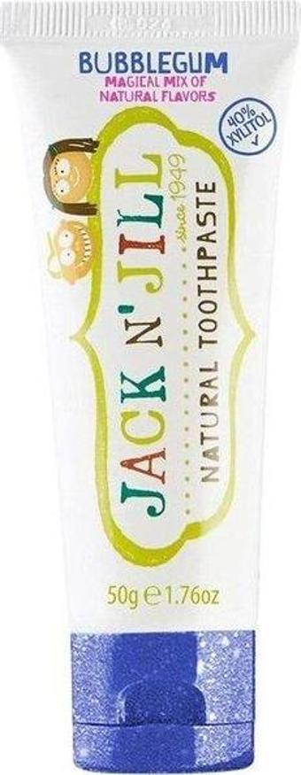 Jack & Jill Jack'N Jill Doğal Diş Macunu Bubblegum Aromalı