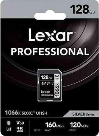 Lexar 128GB Professional 1066x UHS-I SDXC HAFIZA KARTI