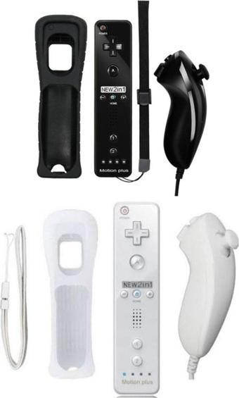 CAFELE Nintendo Wii 2İn1 Motion Plus Remote Kontroller + Nunchuk Kontroller Set