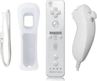 CAFELE Nintendo Wii 2İn1 Motion Plus Remote Kontroller + Nunchuk Kontroller Set