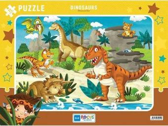 Blue Focus Dinozorlar 72 Parça Puzzle BF251