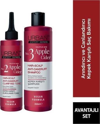 Urban Care Expert Elma Sirkesi 350ML Şampuan+Tonik-2Lİ SET