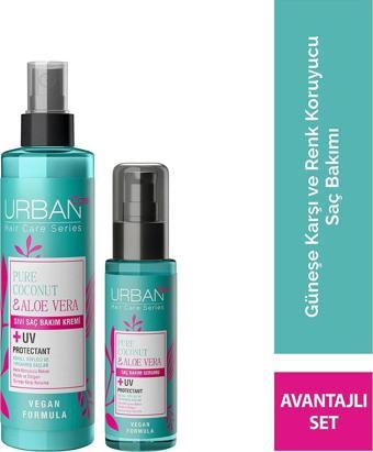 Urban Care Pure Coconut&Aloe Vera Boyalı Saçlara Özel Renk Koruyucu 2'li Saç Bakım Seti-Vegan