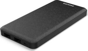 Philips Dlp1910Nb 10.000 Mah Power Bank Siyah (2 Çıkış)