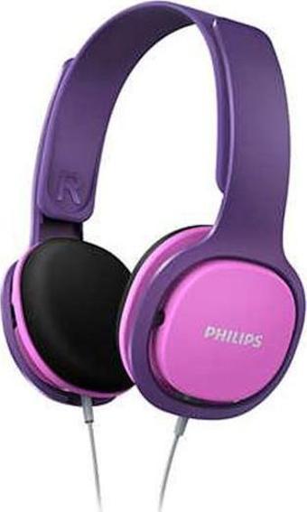 Philips  SHK2000PK Çocuk Kulaklik / Pembe&Mor