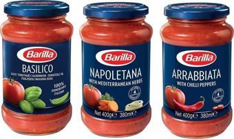 Barilla 3’Lü Glutensiz Makarna Sosu Seti 400G Napoletana - Basilico- Arabbiata