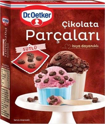 Dr. Oetker Dr.Oetker Çikolata Parçaları Sütlü 70 G