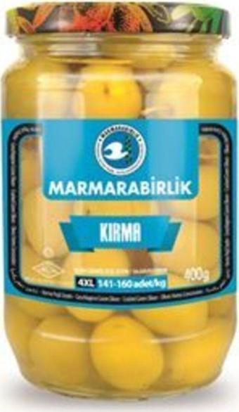 MarmaraBirlik Salamura Kırma Yeşil Zeytin 400 G