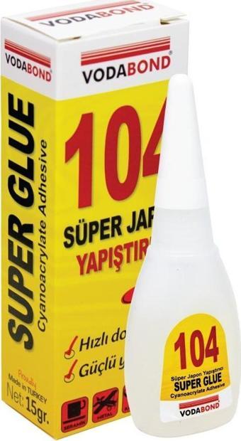 VodaBond Süper Japon Yapıştırıcı Şeffaf - 15 gr.