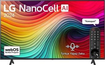 LG Nanocell 55nano81t6a 4K Ultra Hd 55" 140 Ekran Uydu Alıcılı Webos Smart Led Tv