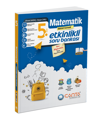 Çanta Yayınları 5. Sınıf Matematik Etkinlikli Kazanım Sıralı Soru Bankası - 2025 - Çanta Yayınları