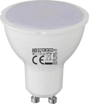 Horoz 5W Led Ampul GU10 Duylu 4200K Gün Işığı Plus-5 001-002-0005 ( 10 ADET )