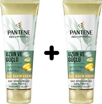 Pantene Uzun Ve Güçlü Saç Bakım Kremi Bambu Ve Biyotinli 2'Li (2X275 Ml)