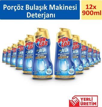 Porçöz Bulaşık Makinesi Deterjanı 900 Ml X 12 Adet