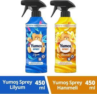 Yumoş Sprey Yıkaması Zor Eşyalar Lilyum 450 Ml 1Adet Sprey Yıkaması Zor Hanımeli 450 Ml 1Adet