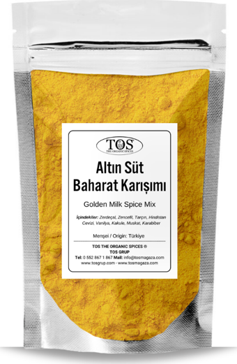 Altın Süt Baharatı 500 gr Golden Milk Spice - Premium Quality | Baharat Karışımı
